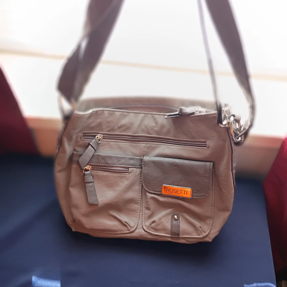 Rosetti Tan Crossbody Bag - Picture 1 of 8